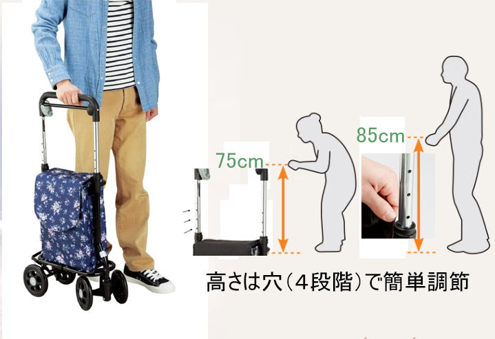 シルバーカー ショッピングカート マキテック どこでもキャリー RS-300 ※右手専用