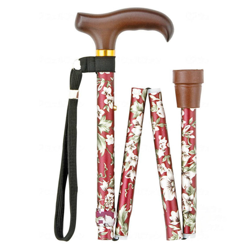 折りたたみ SKステッキ 杖 FS-80 長さ:75~85cm 5段階2.5cm間隔