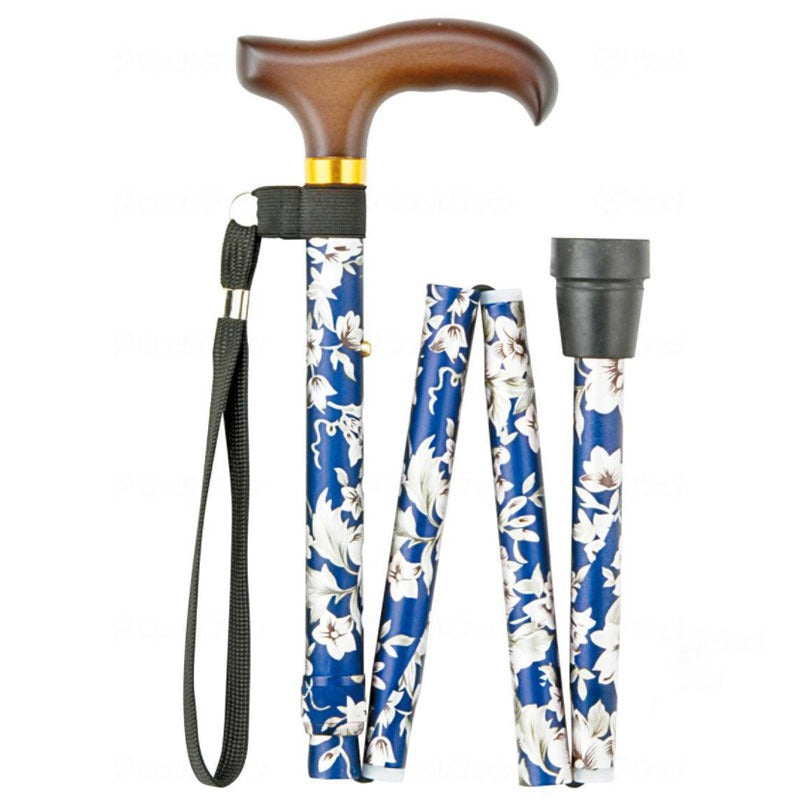 折りたたみ SKステッキ 杖 FS-80 長さ:75~85cm 5段階2.5cm間隔