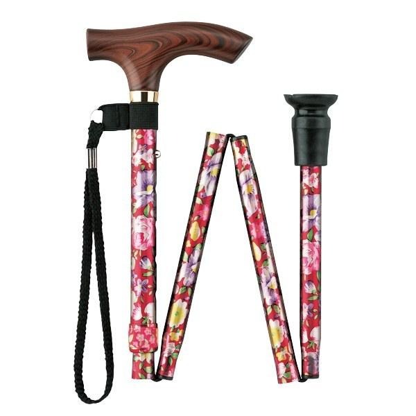 折りたたみ スマイルステッキ 杖 FS-20PF BF RF KF SC 長さ:74.5~84.5cm 5段階調節(2.5cm間隔)