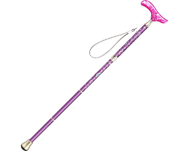 シナノ 折畳み杖 グランドカイノス ドンナ 長さ:75~85cm(2cm間隔)