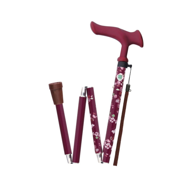 フジホーム かるがもファムⅡ 折畳 長さ:約75.5~85.5cm(5段階調節 2cm間隔)