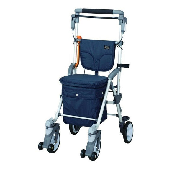 シルバーカー　新品 マキテック シルバーカー スルーンボックスN ネイビー 軽量 コンパクト