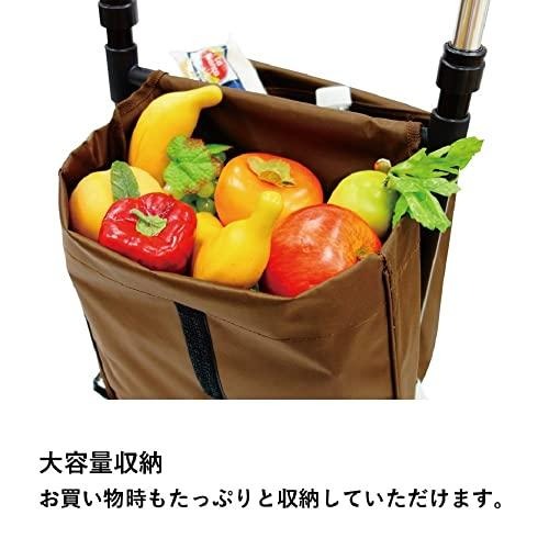 シルバーカー サポキャリー RS-200BR (右手用)シルバーカー サイドカー ショッピングカー