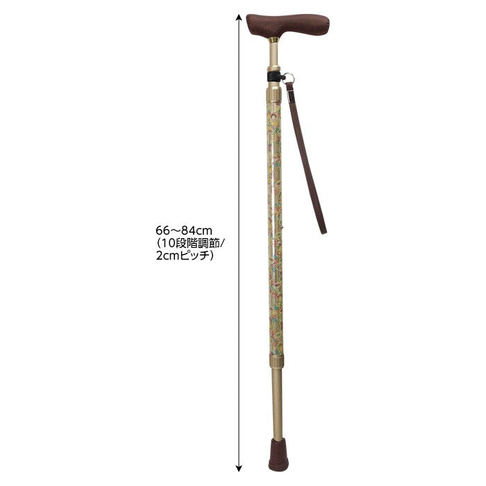 クォーターポイントSP 伸縮杖(つえ) 握りやすさと転倒の軽減