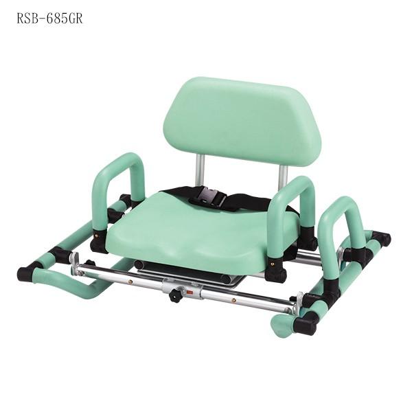 高齢者用 浴槽椅子 らくらくスライドベンチ ライトグリーン RSB-685GR マキテック
