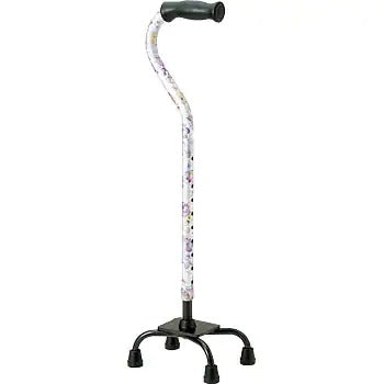 非課税 多点杖 ステッキ 杖 花柄 OT-500 OT-501 OT-502 長さ:64.5~87cm(10段階、2.5cm間隔 )