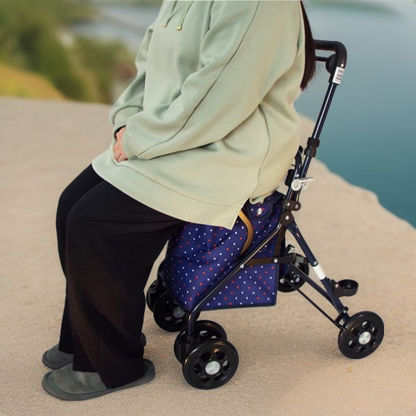 シルバーカー ミドルタイプ マキテック らくらくスリムバスケット YX-371