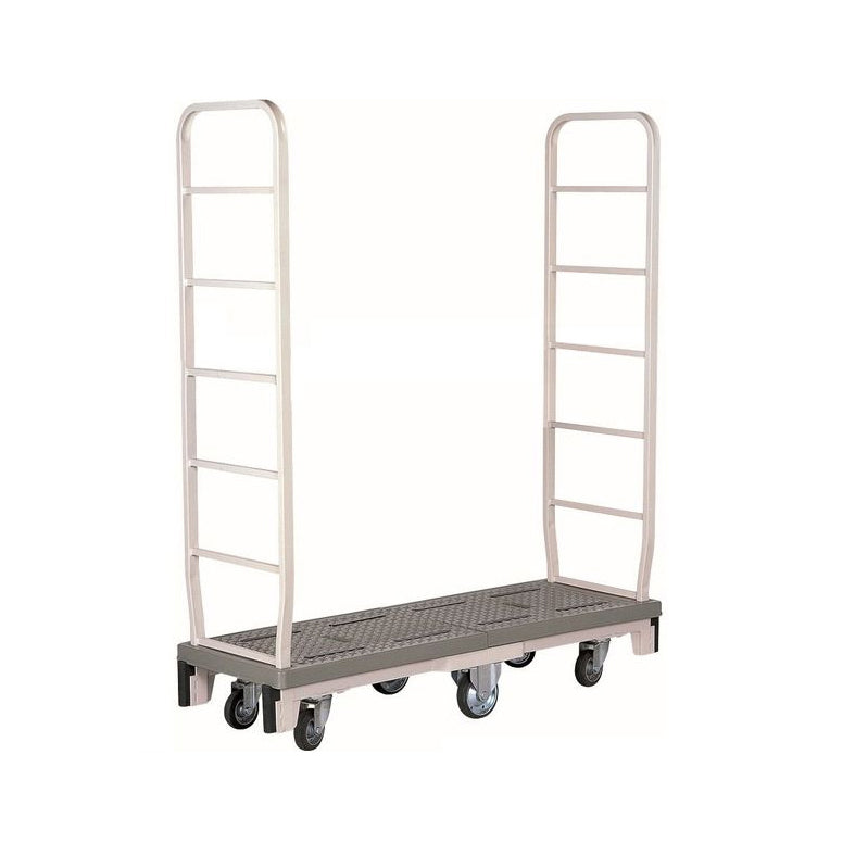 バランスカート 六輪台車 1305W×425D×1507H 耐荷重300KG 両袖付き MJC-6-2 【2営業日での出荷予定】