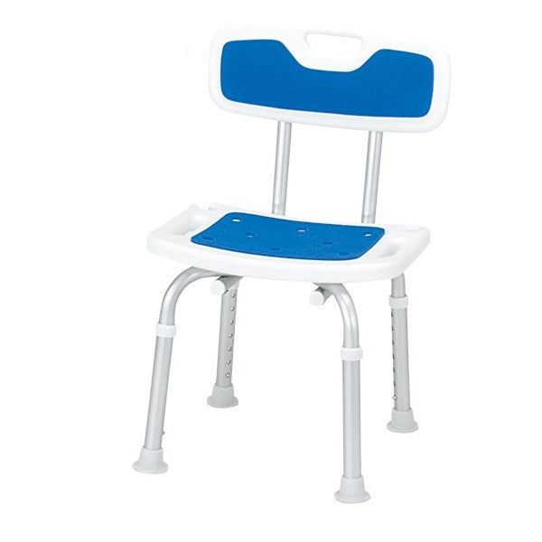 シャワーベンチ シャワーチェア 背付き シャワーベンチ ブルー SB-61BL