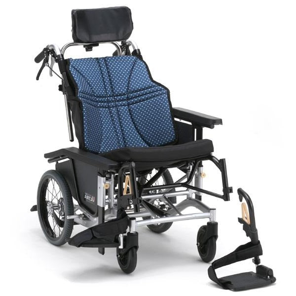 日進医療器 介助式車椅子 ウルトラシリーズ ノーパンクタイヤ ティルト＆リクライニング 低床 NAH-UC・Lo – 車いすファクトリー
