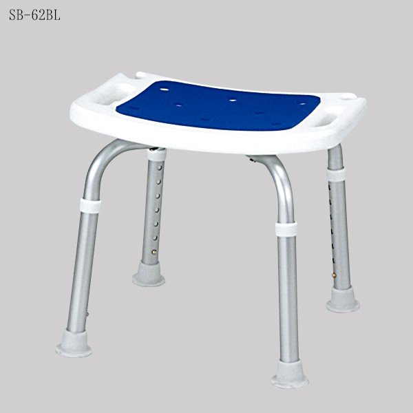 シャワーベンチ シャワーチェア 背無タイプ シャワーベンチ ブルー SB-62BL