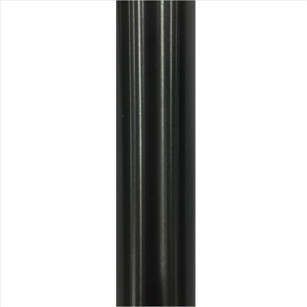 フジホーム ベーシックE 伸縮M ブラック WB3754 長さ：73.0～95.5cm、10段階調節（2.5cm間隔）