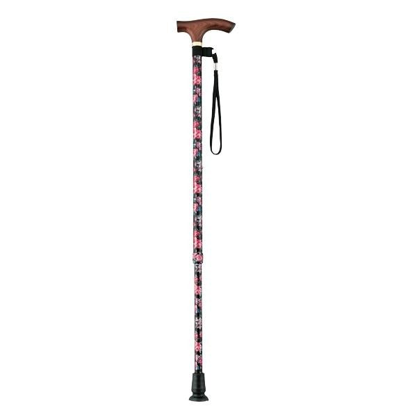 伸縮 スマイルステッキ 杖 AS-20PF BF RF KF SC 長さ68.5～91cm 10段階調節 (2.5cm間隔)