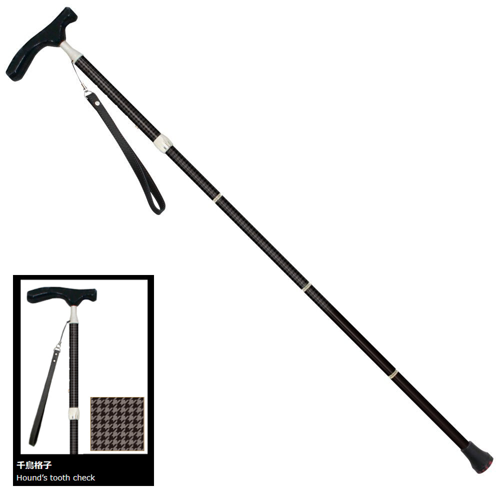 伸縮 ステッキ グランドカイノス 杖 身長目安:約152~172cm