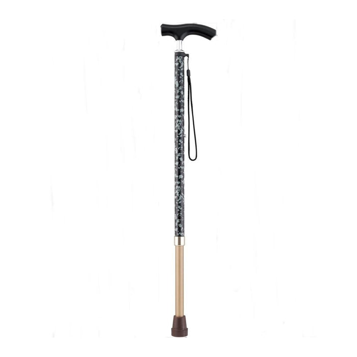 伸縮 カモフラステッキ 杖 AS-90GR BL RE 長さ：66〜86cm　伸縮11段階調節(2cm間隔)