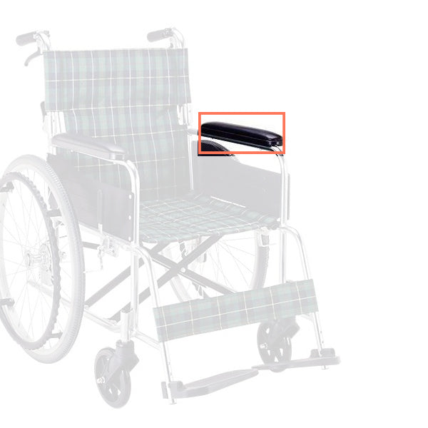 マキテック 車いす部品 標準型PUタイプ アームサポート　※KSシリーズ・EWシリーズ・SMKシリーズ・EXシリーズ用