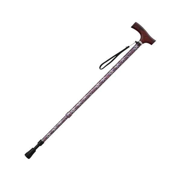 テイコブ 伸縮 クッションステッキ 伸縮クッションステッキ 長さ：69.5～95.5cm（14段階調節）