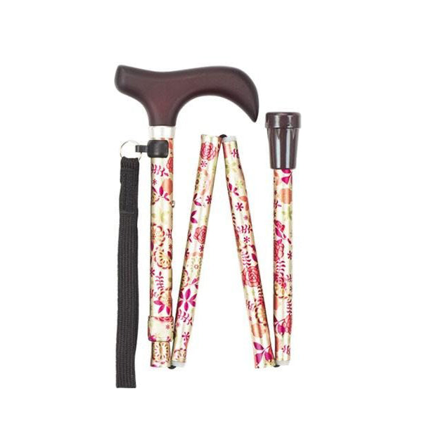 充実ステッキ マキテック 杖 FS-10 折りたたみステッキ 長さ：74.5～82cm