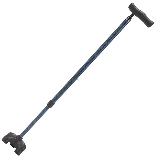 特殊杖先クワドケイン 4点杖 多点ステッキ GQC-10BX 長さ：66～91cm（8段階調節 2.5cm間隔）