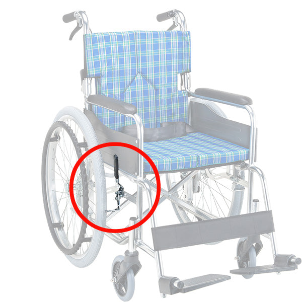 駐車ブレーキD 車いす部品 　※マキテックEW-50・SMKシリーズ・EXシリーズ用