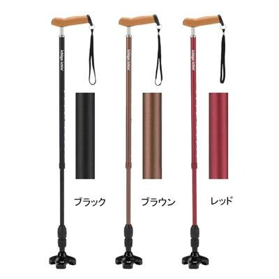 多点杖 三点杖 Calmo+ カルモトリブル スリムネック ブラック ブラウン レッド