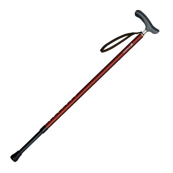 伸縮ステッキ 抗ウイルス楽ーダ＋(プラス)  ウォーキング杖 長さ：75-90cm(2.5cm間隔)
