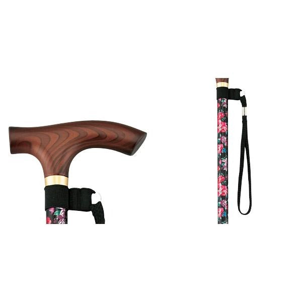 伸縮 スマイルステッキ 杖 AS-20PF BF RF KF SC 長さ68.5～91cm 10段階調節 (2.5cm間隔)