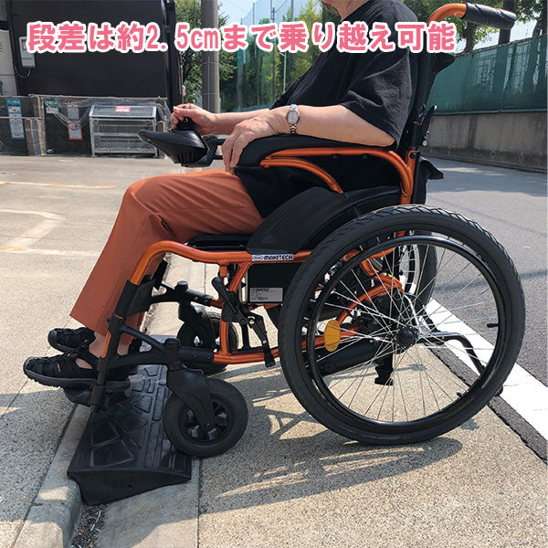 電動車椅子 折りたたみ 車いす マキテック　KEY-01　【メーカー1年保証】　アルミ製