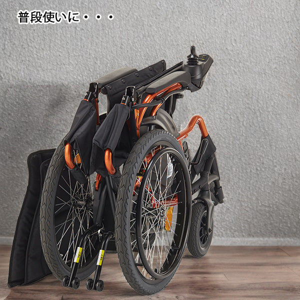 電動車椅子 折りたたみ 車いす マキテック　KEY-01　【メーカー1年保証】　アルミ製