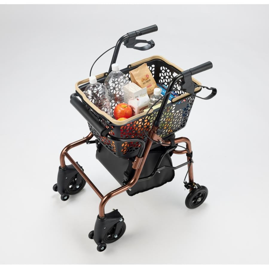 歩行器 歩行車 スルーン歩行車「コエル」 KOL-01 段差 荷物入れ付 屋外 屋内 マキテック 使用者身長目安:138～168cm