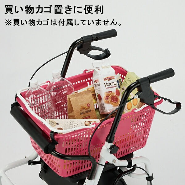 歩行車 コエル8（抑速付き） スルーン歩行車 スルー機能 段差乗り越え 抑速ブレーキ後輪キャスター