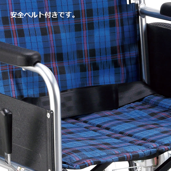 マキテック 自走式車椅子 車いす KS50Mワイド 折りたたみ車いす　アルミ製