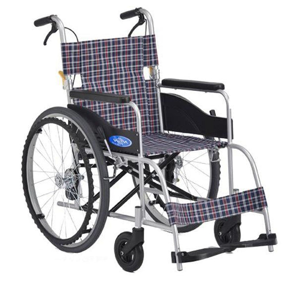 日進医療器 自走式車椅子 NEO-1　折りたたみ車いす　アルミ製