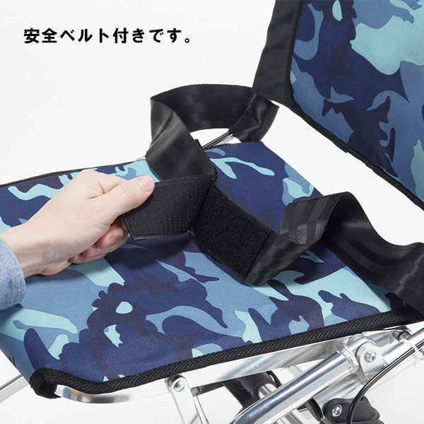 軽量 コンパクト 車いす 車椅子  NP-660 ラクティ 折りたたみ車いす　アルミ製