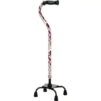 非課税 多点杖 ステッキ 杖 花柄 OT-500 OT-501 OT-502 長さ:64.5~87cm（10段階、2.5cm間隔 ）