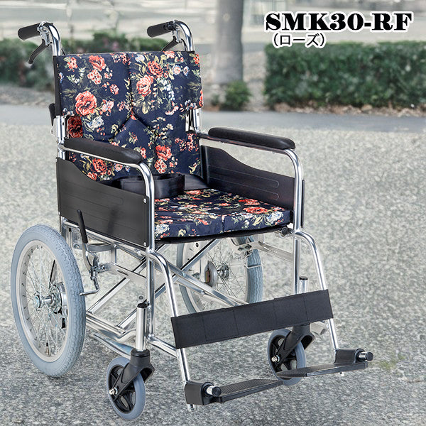 マキテック　介助式車椅子 車いす SMK30  セミオーダー 折りたたみ車いす アルミ製 予備シートプレゼントキャンペーン中