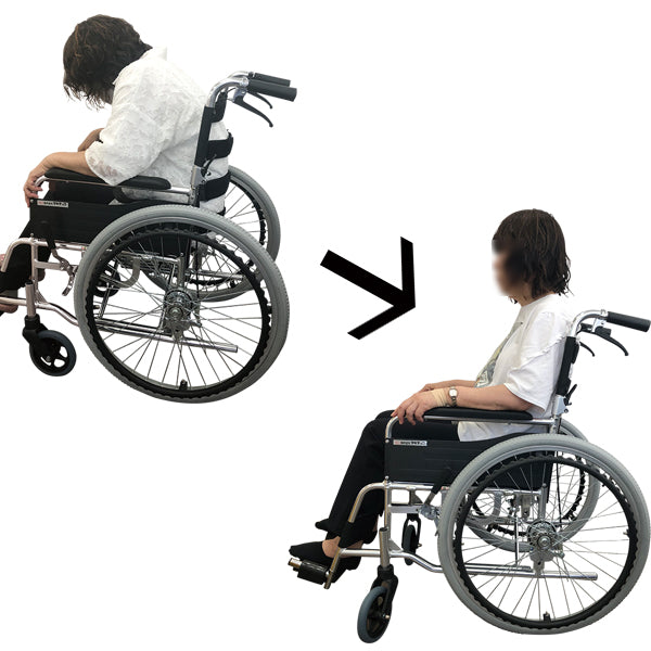 マキテック　介助式車椅子 車いす SMK30  セミオーダー 折りたたみ車いす アルミ製 予備シートプレゼントキャンペーン中