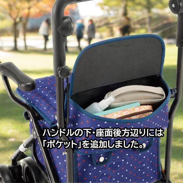 シルバーカー ボックスタイプ フォレストコア TFR-20KH 紺花柄 TFR-20DN ドットネイビー マキテック 新登場　