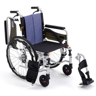 ミキ  JTN-3 サニタリ 自走式多機能車椅子 車いす ノーパンク　折りたたみ車いす