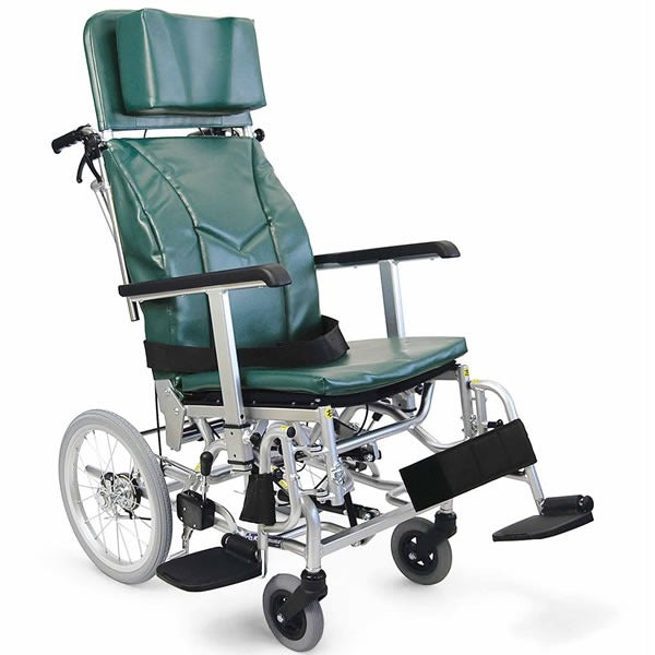カワムラサイクル ティルト＆リクライニング車椅子 車いす KXL16-42　折りたたみ車いす