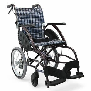 カワムラサイクル 車椅子 車いす  WAVIT 介助式 WA16-40(42)S/A　折りたたみ車いす