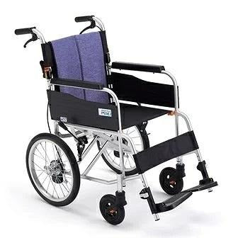 ミキ  JTN-2 サニタリ 介助式車椅子 車いす ノーパンク　折りたたみ車いす