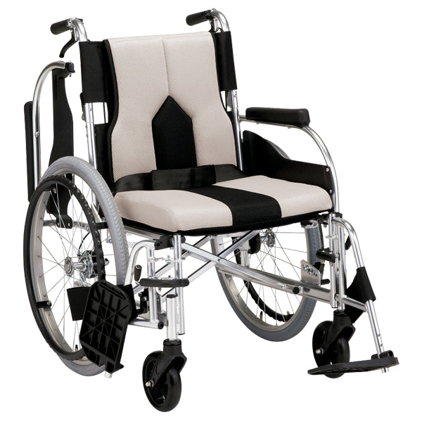 マキテック 多機能 車椅子 車いす KC-2 自走式 座面幅40cm/座面幅42cm 折りたたみ車いす