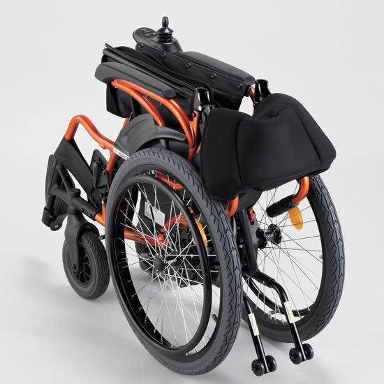 電動車椅子 折りたたみ 車いす マキテック　KEY-01　【メーカー1年保証】　アルミ製