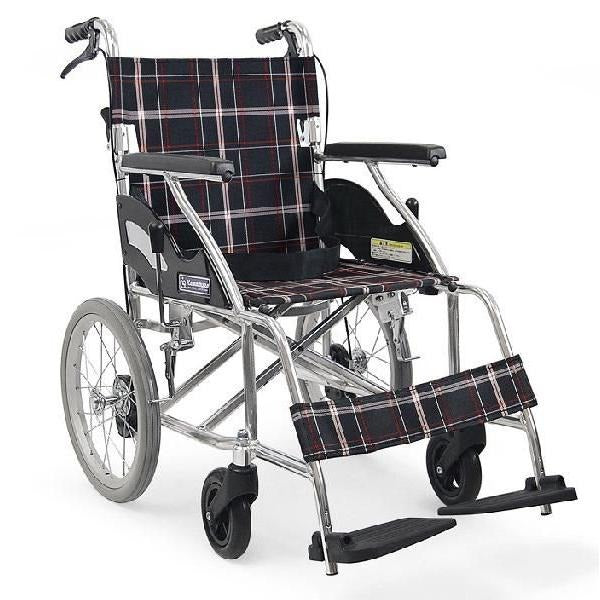 カワムラサイクル 介助式車椅子 車いす KV16-40SB 軽量　折りたたみ車いす