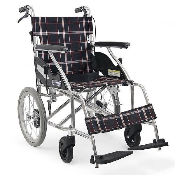 カワムラサイクル 介助式車椅子 車いす KV16-40SB 軽量　折りたたみ車いす　アルミ製