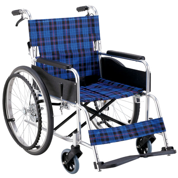 マキテック 自走式車椅子 車いす KS50Mワイド　折りたたみ車いす 「お得・クッションプレゼント対象品」