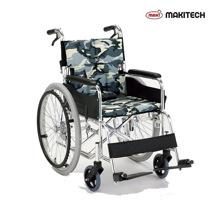マキテック　車いす 自走式 車椅子 SMK50　セミオーダー　折りたたみ車いす　アルミ製　予備シートプレゼントキャンペーン中
